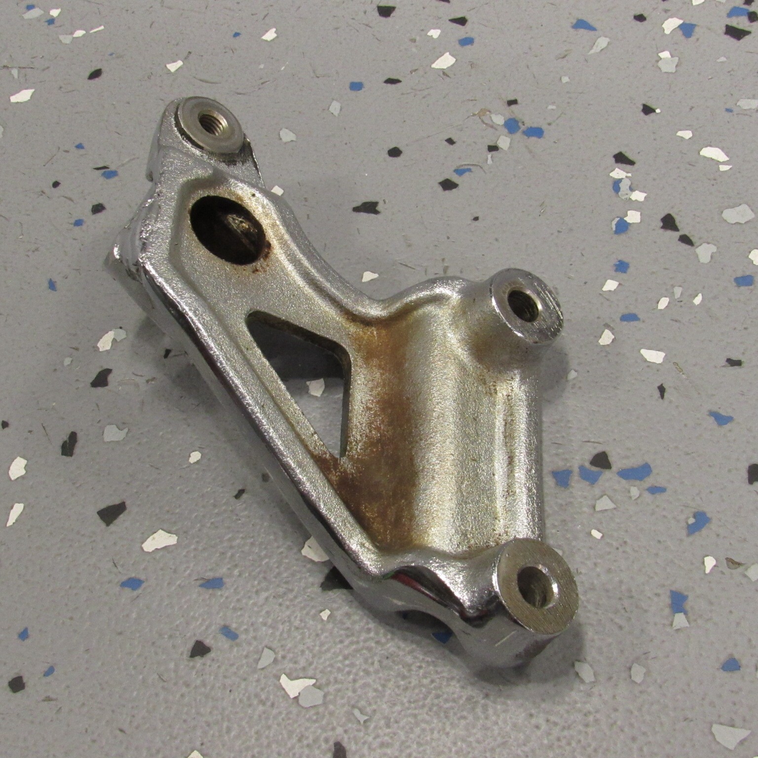1987 CMX450 LEFT Side Front Driver Foot Peg BRACKET ’87 Rebel 450 Rider Step