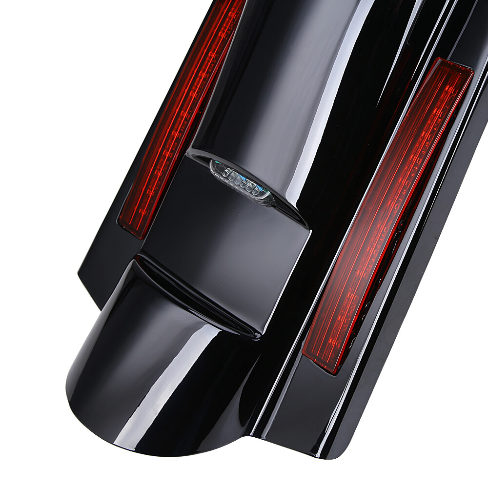 CVO Style Rear Fender System W/LED For Touring 1993-2008 Road King Street Glide