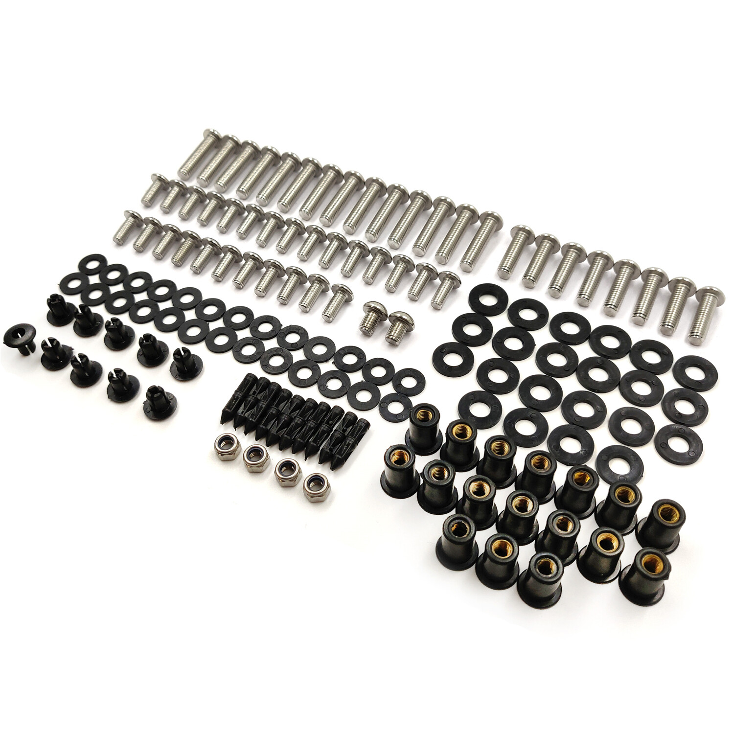 Complete Fairing Bolts Kit Screws Set For KAWASAKI Ninja ZX10R ZX 10R 2004-2005