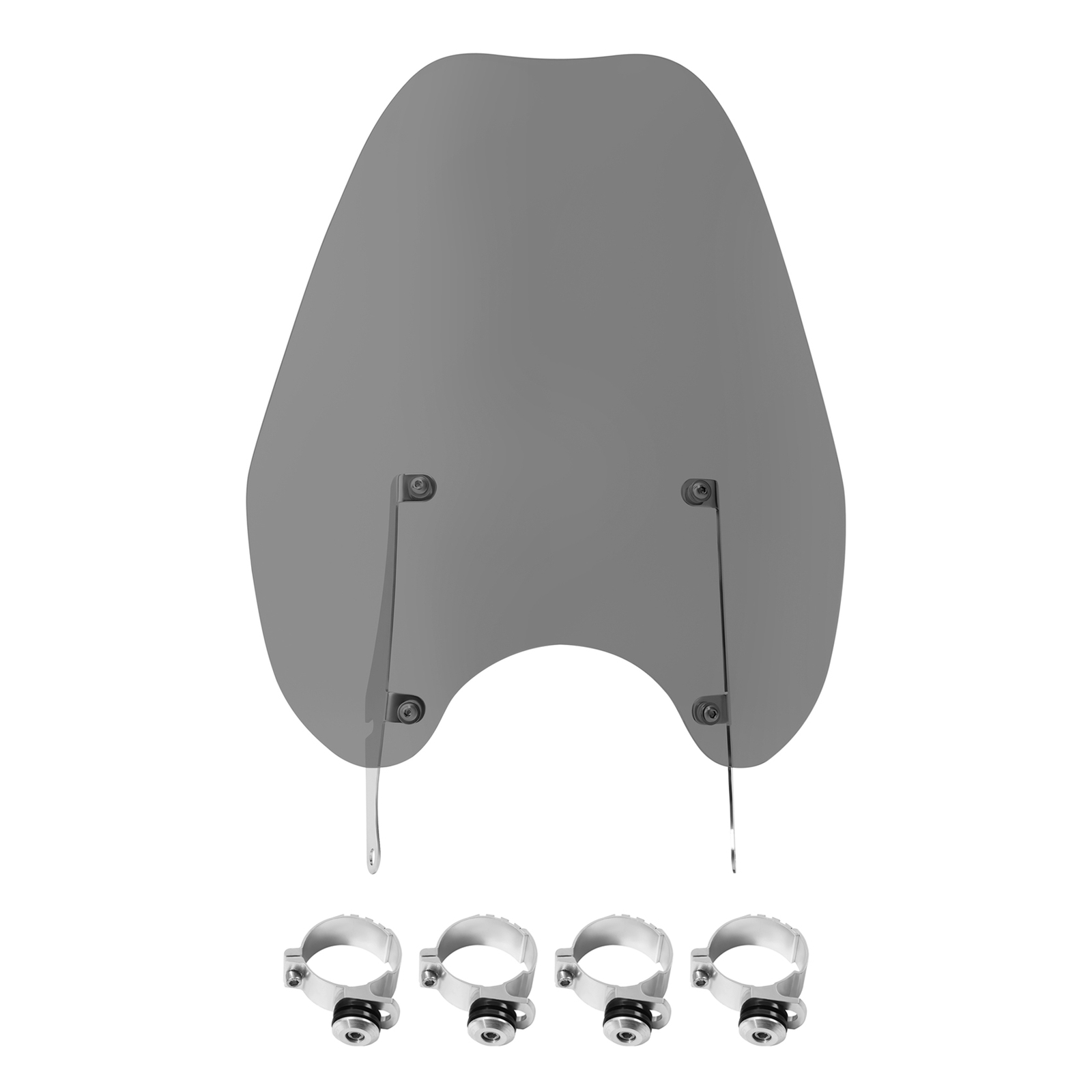 Smoke Windshield & 39mm Clamps Fit For Harley Sportster XL 883 1200 2018-2022 US