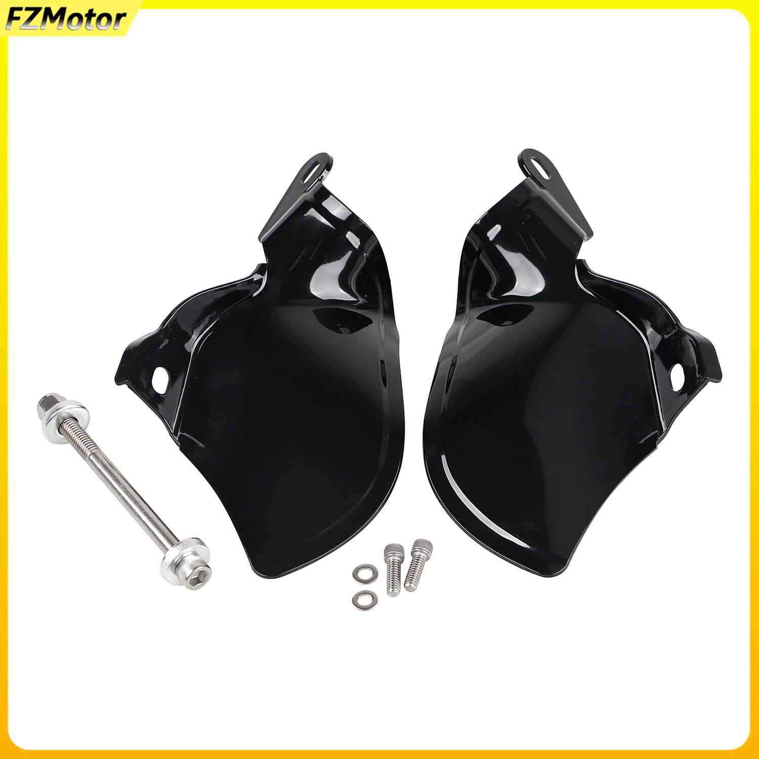 Air Deflector Heat Saddle Shield Cover For Harley Softail 2018-up Fat Boy Black