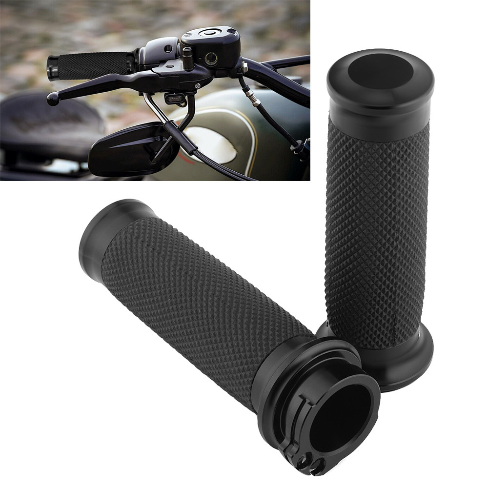 1″ Inch Motorcycle Handle Bar Hand Grips For Harley Honda Yamaha Kawasaki Upgrad