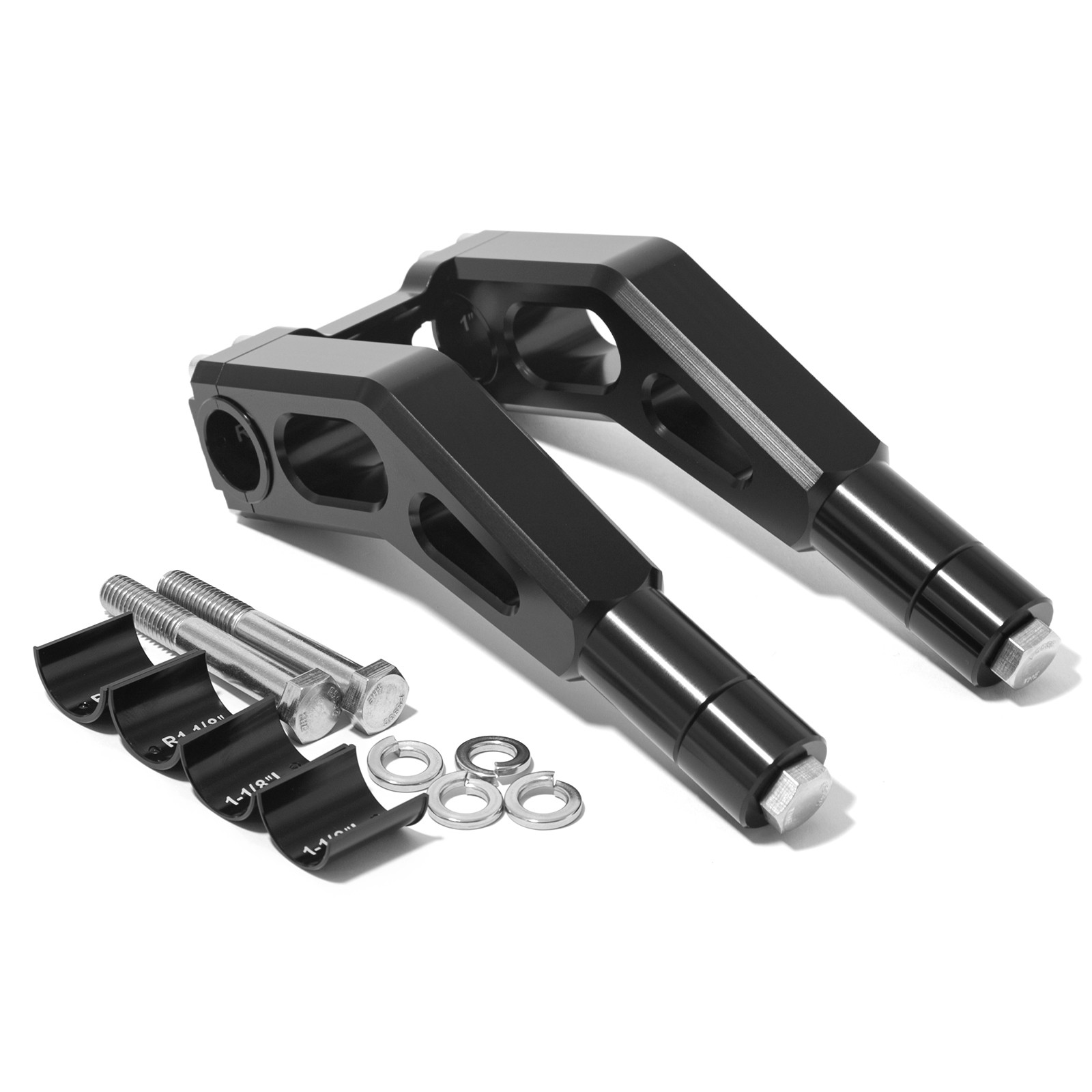 Pullback 7″ 8″ Riser Clamp For Harley Club Style 1″ 1.25″ 1-1/8″bar Dyna Softail