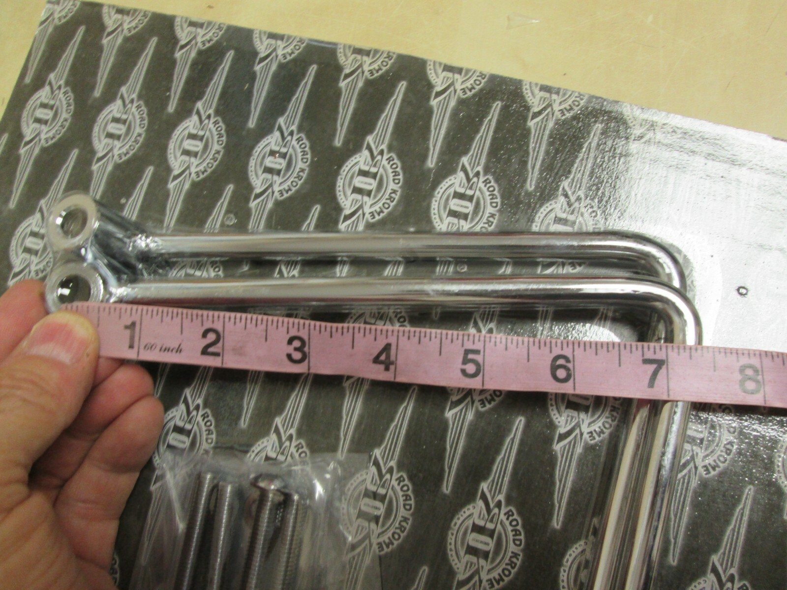 CHROME STEEL SADDLEBAG STAY SUPPORT SET – YAMAHA ROADLINER XV1900 2006-2014