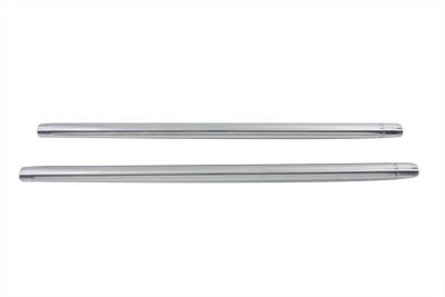 Hard Chrome 35mm Fork Tube Set 23-1/2 inch Total Length for Harley-Davidson