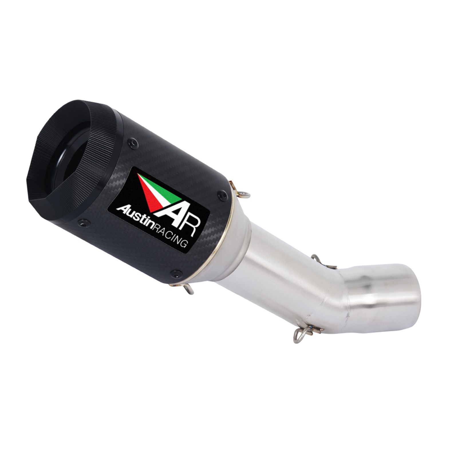 Exhaust Mid Link Pipe Muffler For Kawasaki Ninja ZX6R ZX-6R ZX636 2009-2023