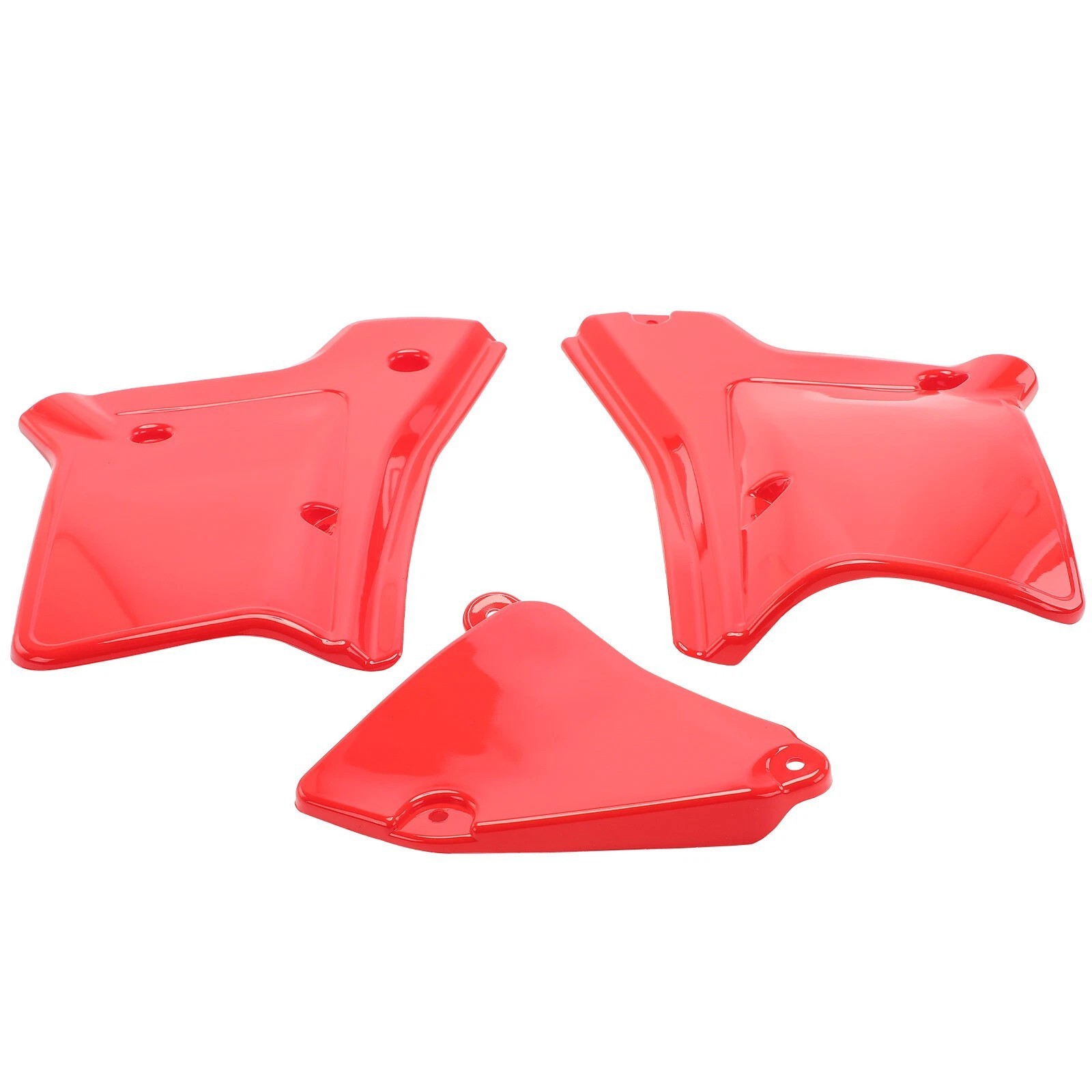 Red Left &Right Side Panels Covers Set For Honda XR200R 1984-2002 XR250R 84-1985