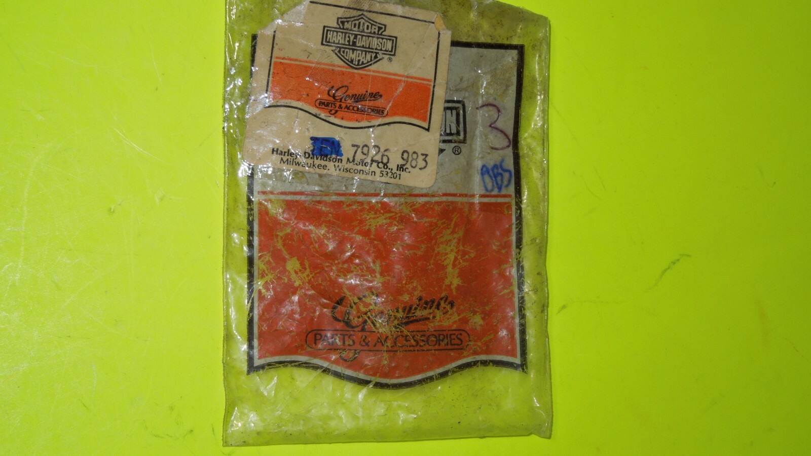 NOS OEM Harley Davidson 1/2″-20 x 9/32″ x 1-3/16″ Hex Kick Starter Nut P/N 7926