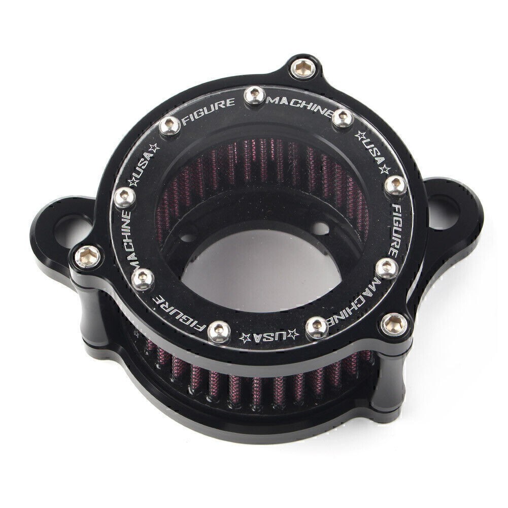 Motorcycle Air Cleaner Intake Filter For Harley Sportster XL 883/1200 2004-15