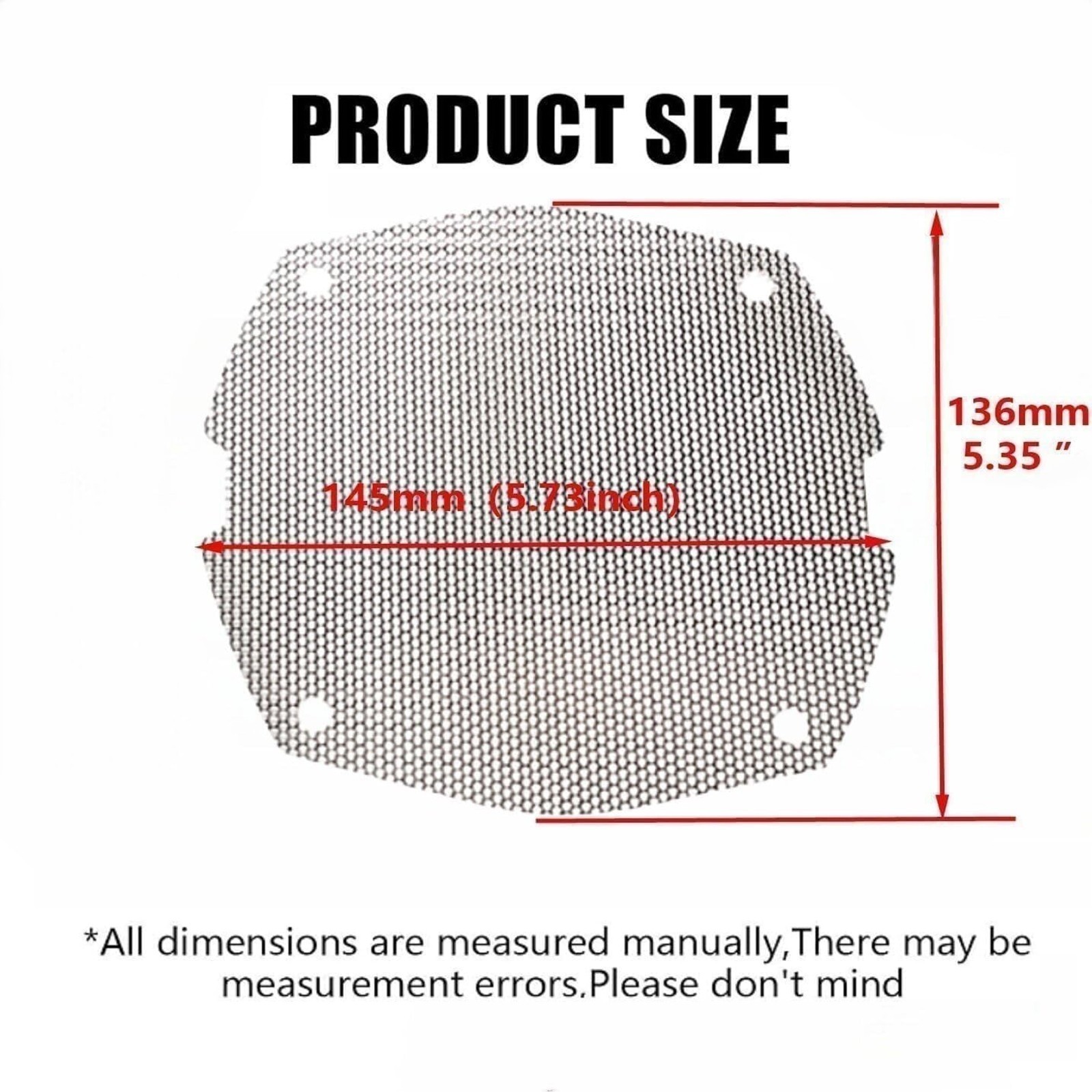 Mesh SpeakerFront Grill Cover Panels Replacement For 1996-2013 Harley Touring