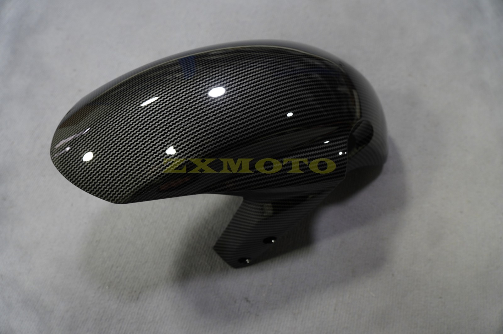Black Carbon Fiber Fairing Kit +Tank Cover+Bolt For Suzuki GSXR600/750 2004-2005