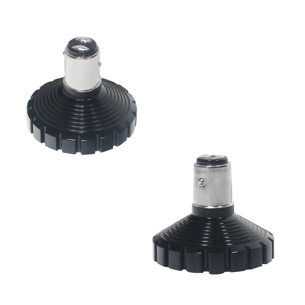 2pcs 1157 Red LED Rear Turn Signal Running Tail Lights Bulbs For Harley Davidson