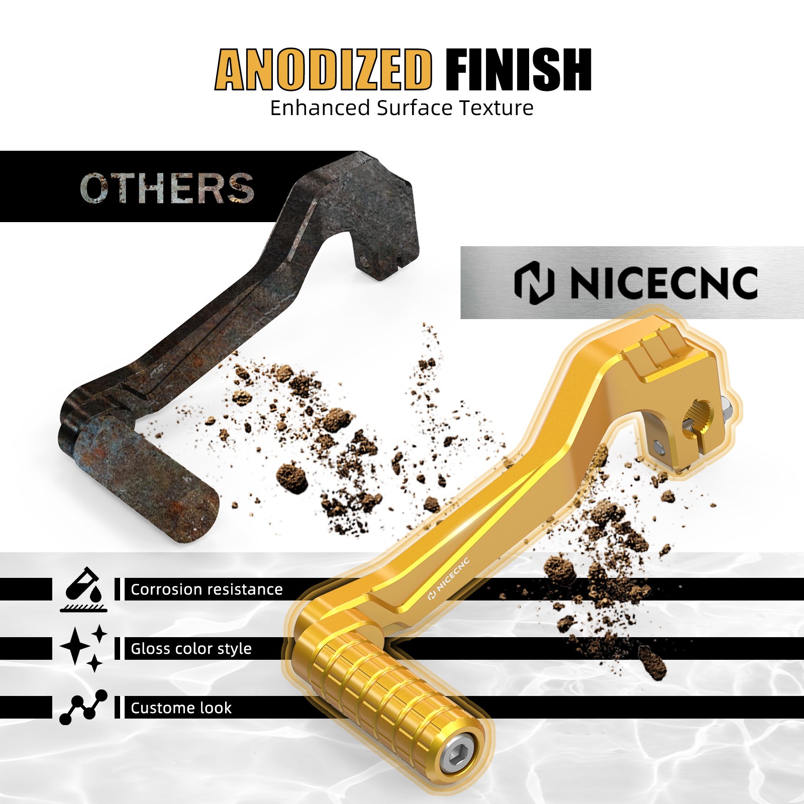 Mid Control Shift Lever Shifter Pegs For Harley Dyna Super Glide FXD 1995-2013