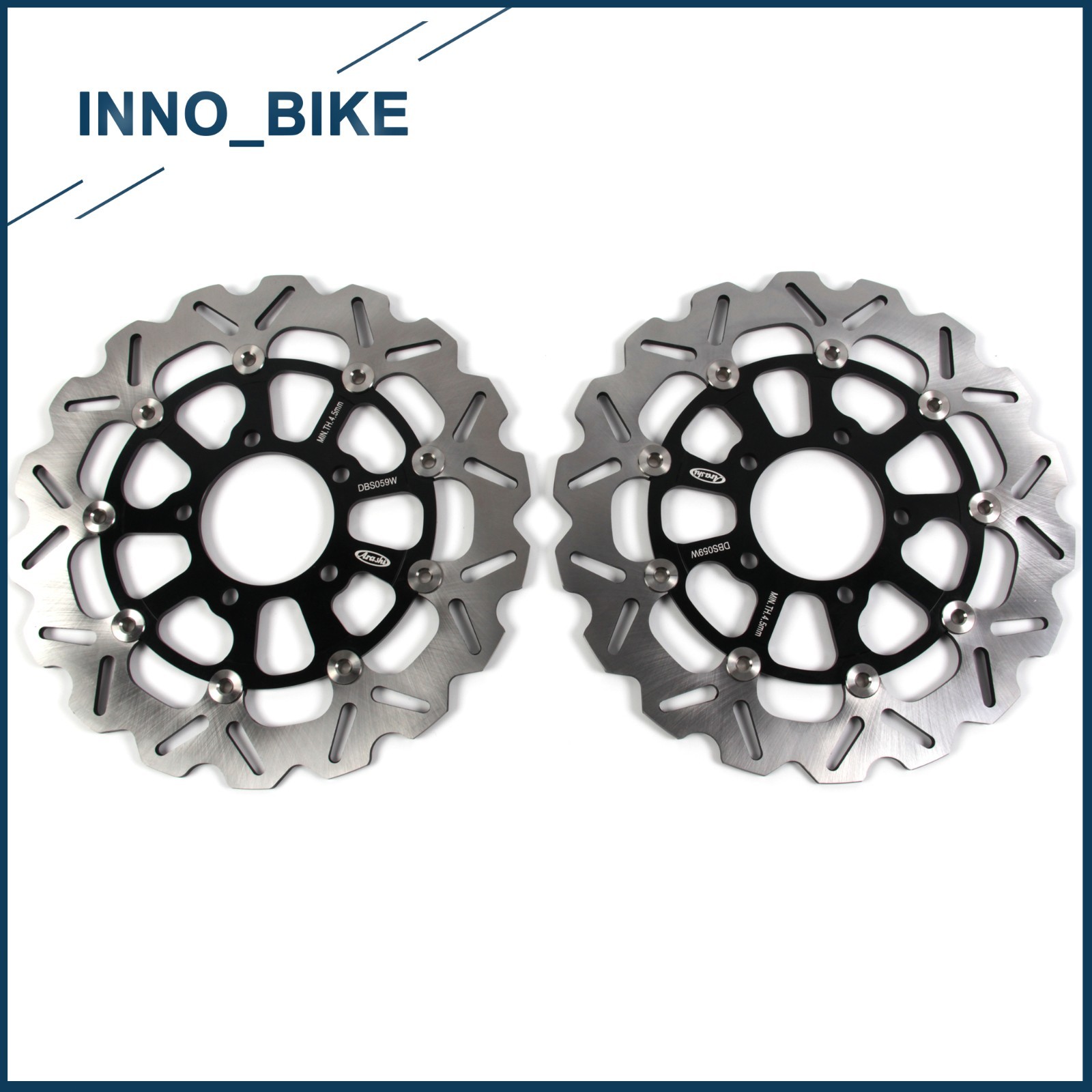 Front Brake Rotors For Kawasaki Ninja ZX14R 2006-2023 ZG1400 Concours 2008-2020