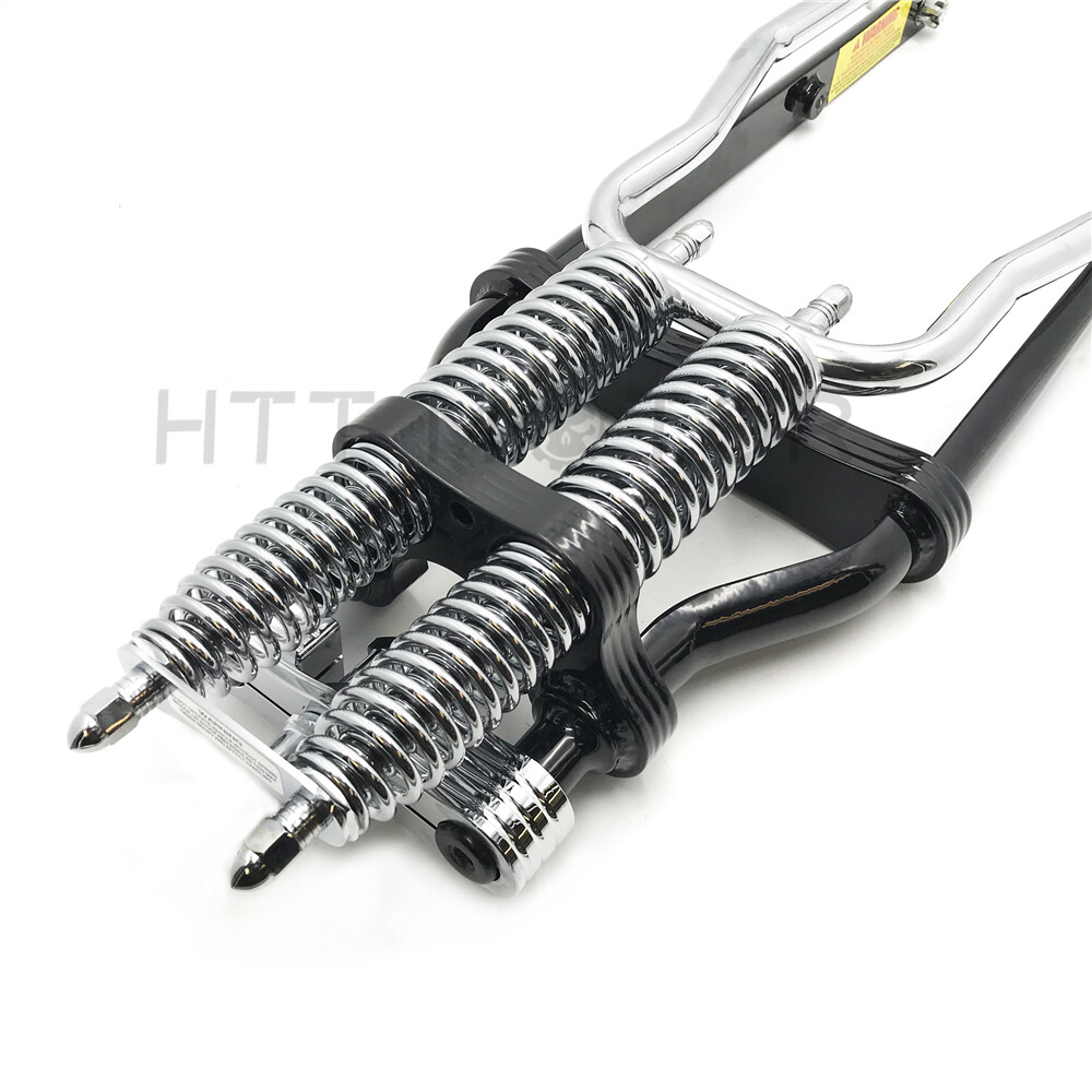Springer Front End -4″ Under Black For Harley sportster bobber chopper dna