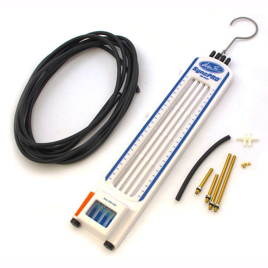 Motion Pro SyncPro carburetor Carb Synchronizer Vaccum Gauge Tool sync 4 gauge