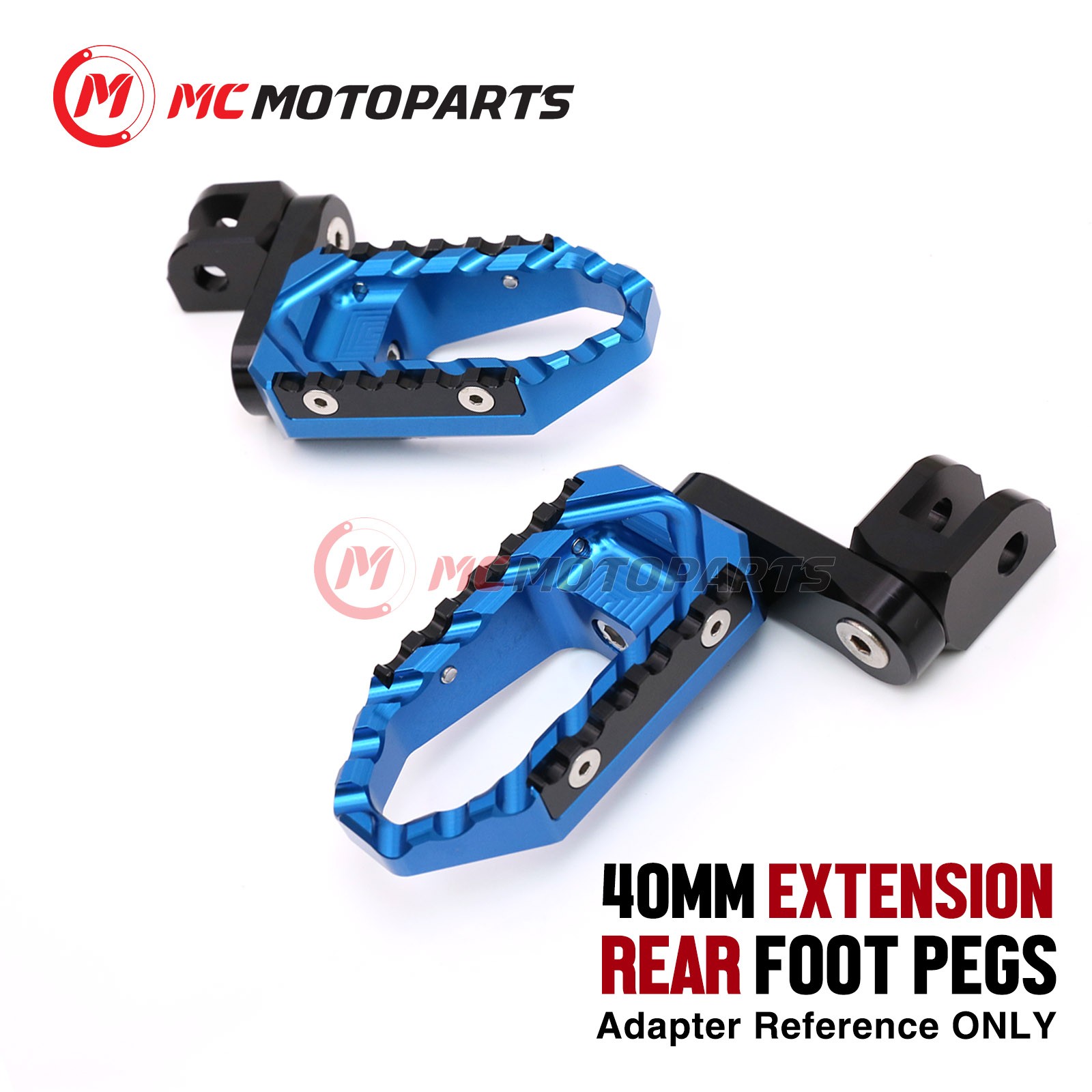 For Yamaha XT 1200 Z SuperTenere 2010-2017 1.5 in. Lowering Passenger Foot Pegs