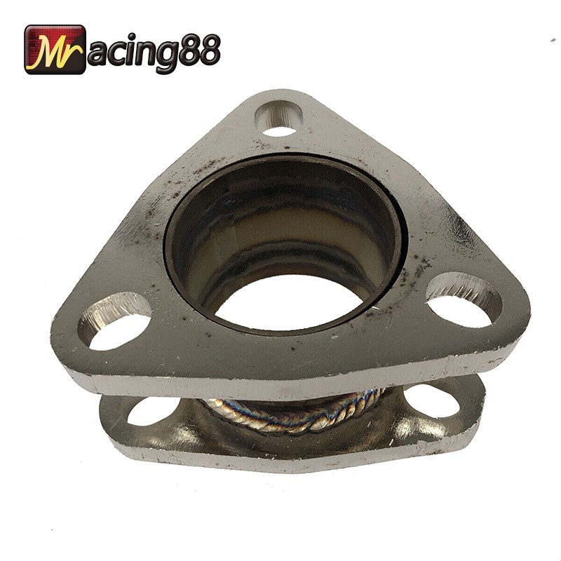2.25″ 3 Bolt Mild Steel Flange Exhaust Muffler Pipe Extension Flange Adapter