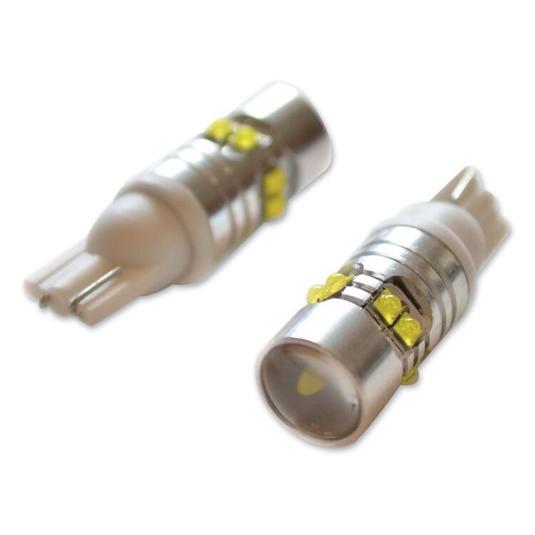 SCMG T10 50W LED Pair for Honda GL1500/Kawasaki Concours Front Position Lights