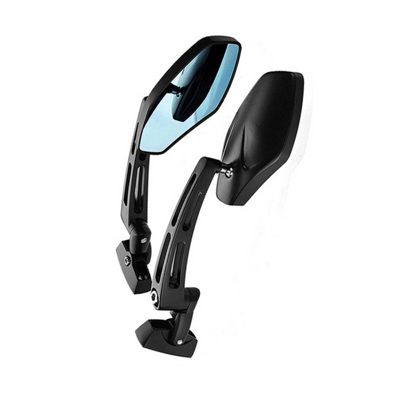 Pair Adjustment Sport Bike Side Rearview Mirror for Kawasaki Suzuki Honda Yamaha