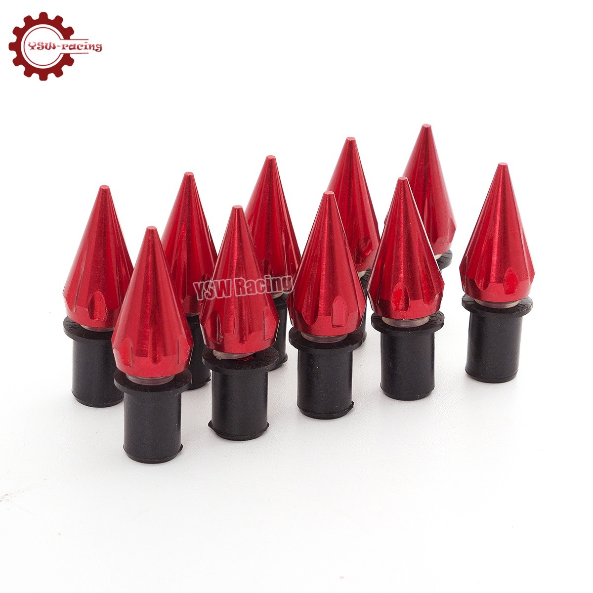 10Pcs Windscreen Windshield Motorcycle Spike Bolts 5MM Wind Screen Bolts Screws