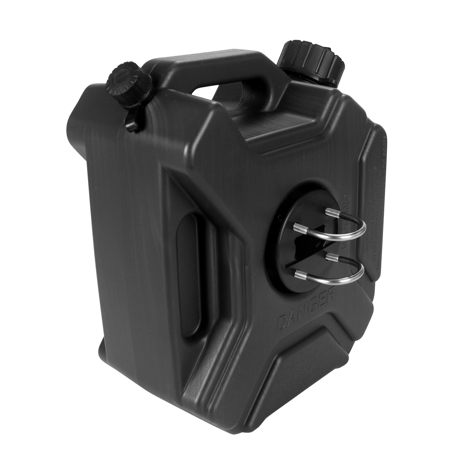 ABS 3L Fuel Tank Container Car Motorcycle Spare Petrol Storage Heavy Can Black
