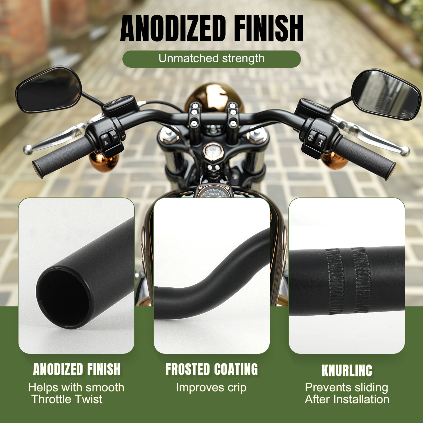 1 Inch 25mm Motorcycle Handle Bar Drag Handlebars For Honda Fury VT1300CX VT13CX