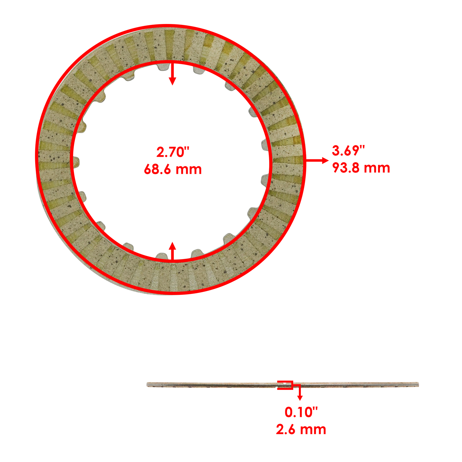 Clutch Plates w/ Springs Gaskets Kit for Honda XR70R 1997-2003 / XR50R 2000-2003