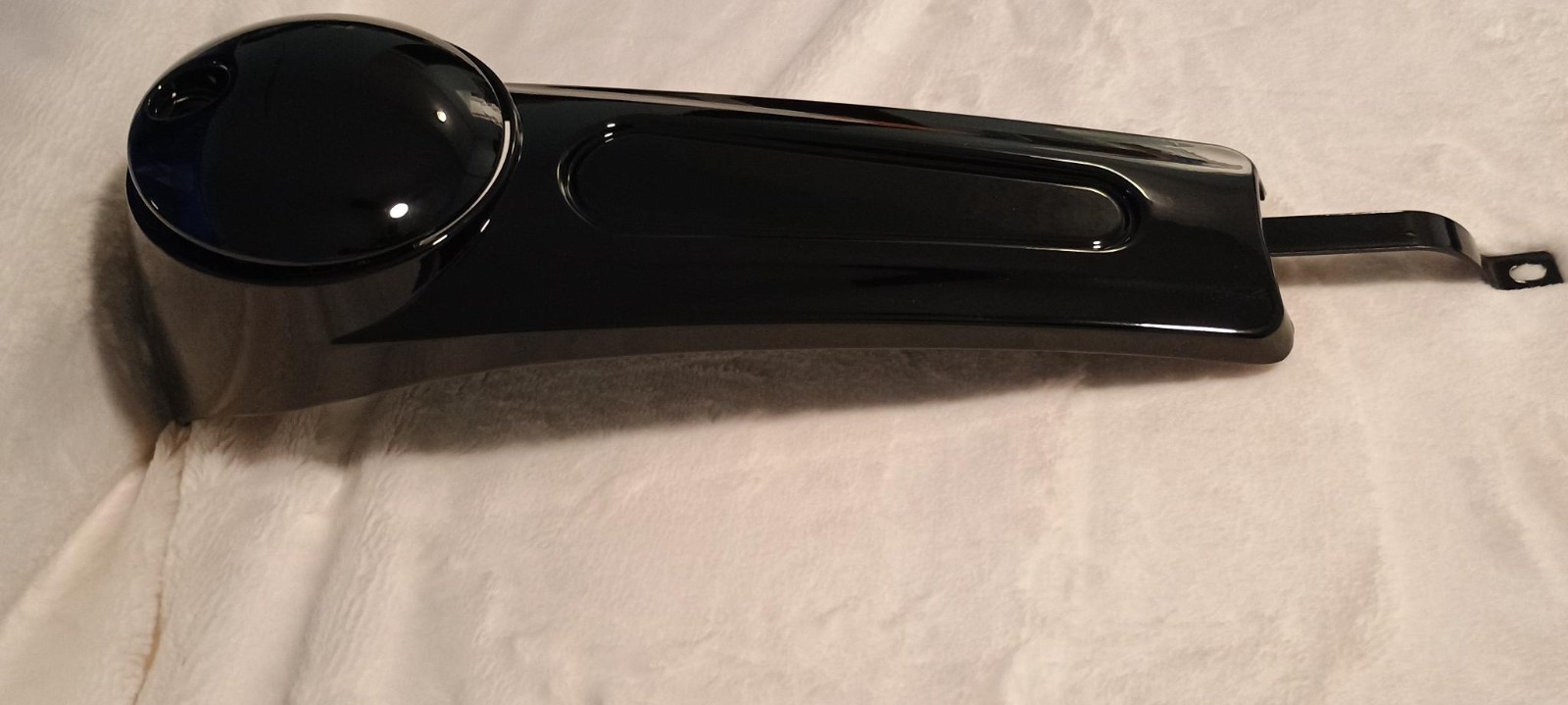 2008-2023 OEM Harley Gas tank trim console Gloss Black powder coat 69214-08 fuel
