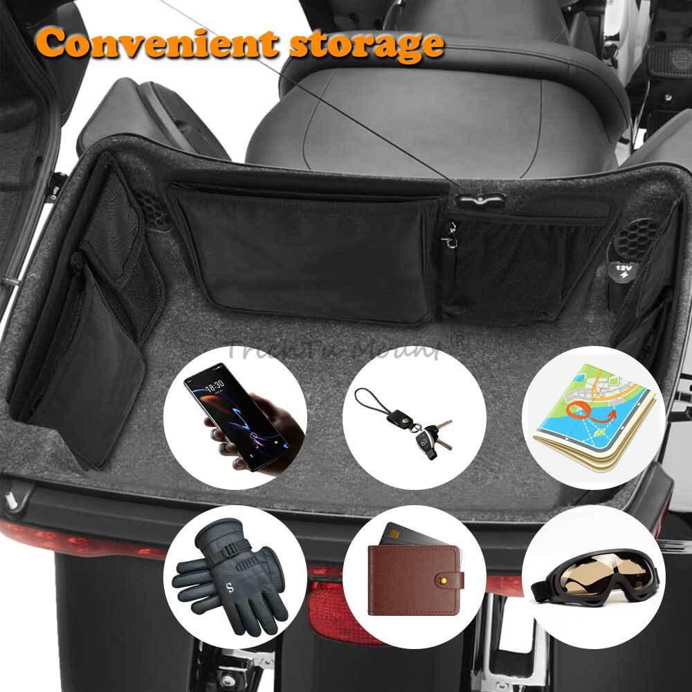 Luggage Organizer Storage Fit for Harley Touring Tri Glide FLHTCUTG Tour Pak USA