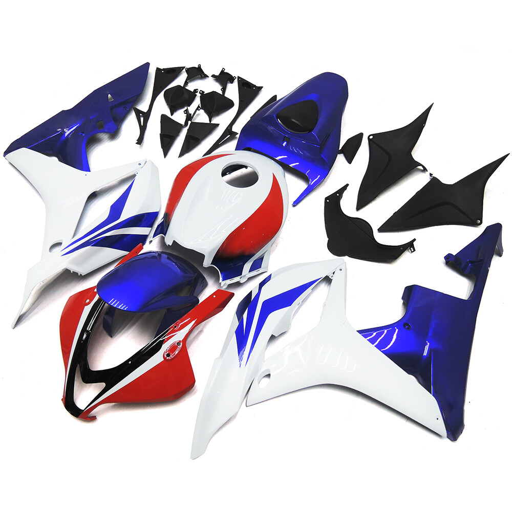 Red Blue White Injection Fairing Kit for Honda CBR600RR F5 2007 2008 08 Bodywork