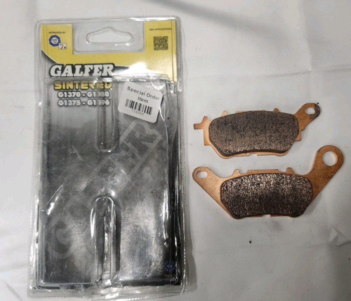 GALFER SINTERED Compound Brake Pads 484-70 F148 FD484G1370