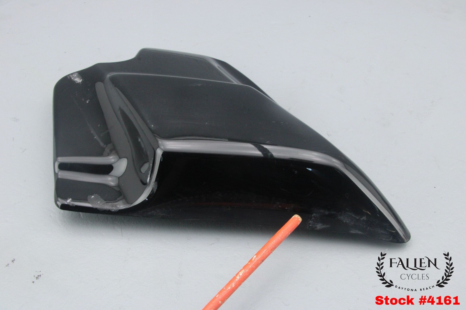 2007 Harley Street Glide Left Side Frame Cover VIVID BLACK #4161
