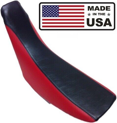 Honda XR70 01-03 RED BLACK VINYL SEAT COVER