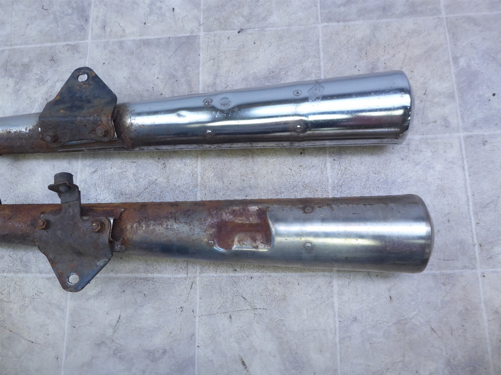 1982 Suzuki GS850G GS850 S989) chrome exhaust headers muffler pipes set