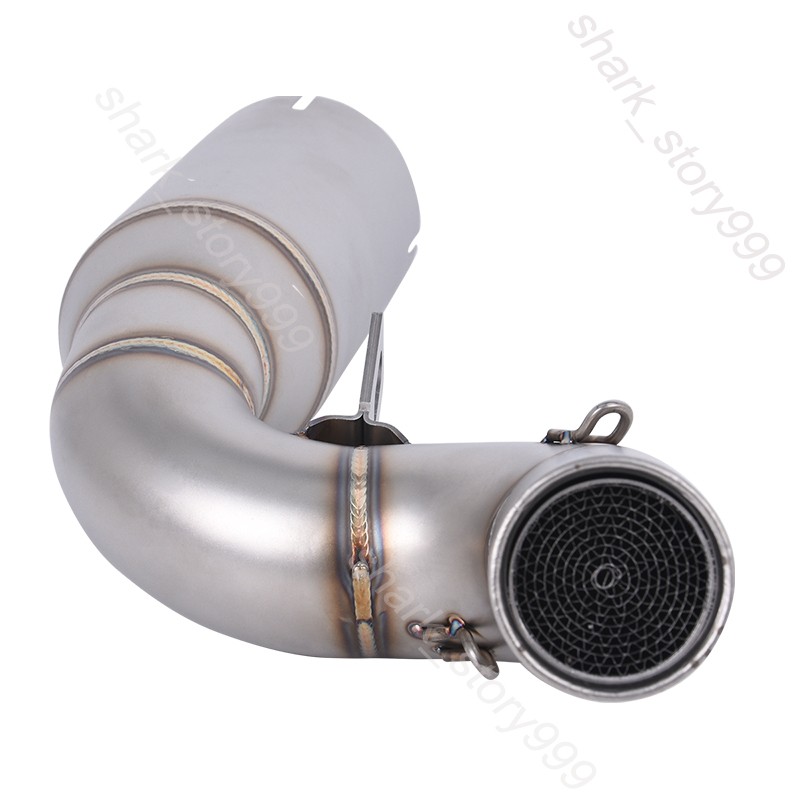 Exhaust Mid Pipe Black Muffler Modified for Duke 390 250 125 SMC R 2025 2026
