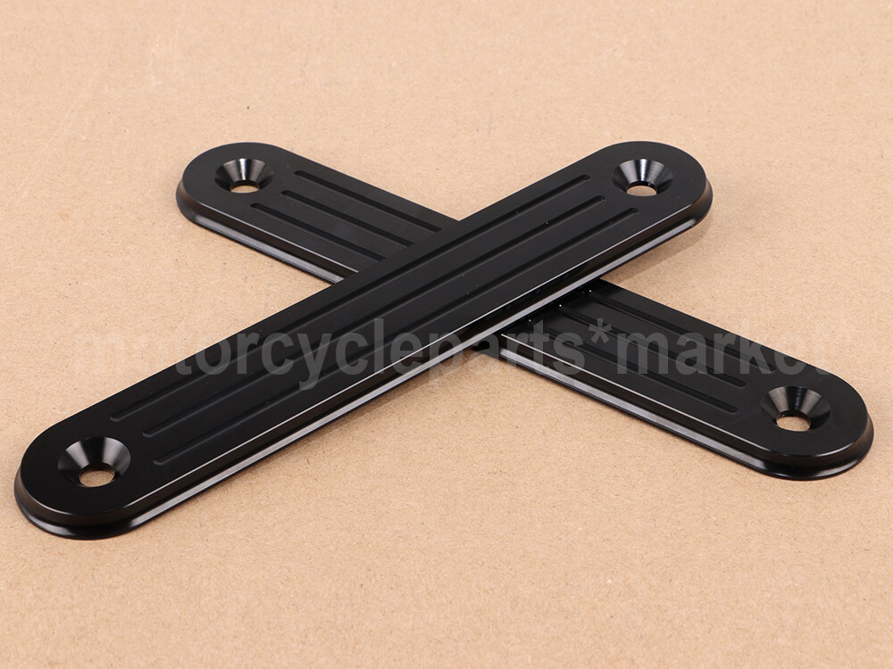 Black Pair Front Turn Signal Eliminators Custom Replacement For Harley Touring