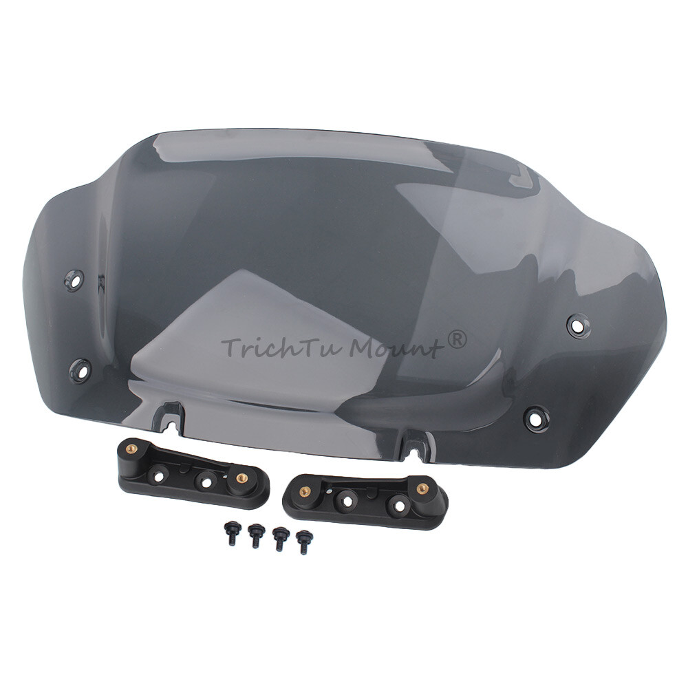 Smoke 10″ Wave Windshield Wind Shield For Harley CVO Street Glide FLHXSE 2024 23