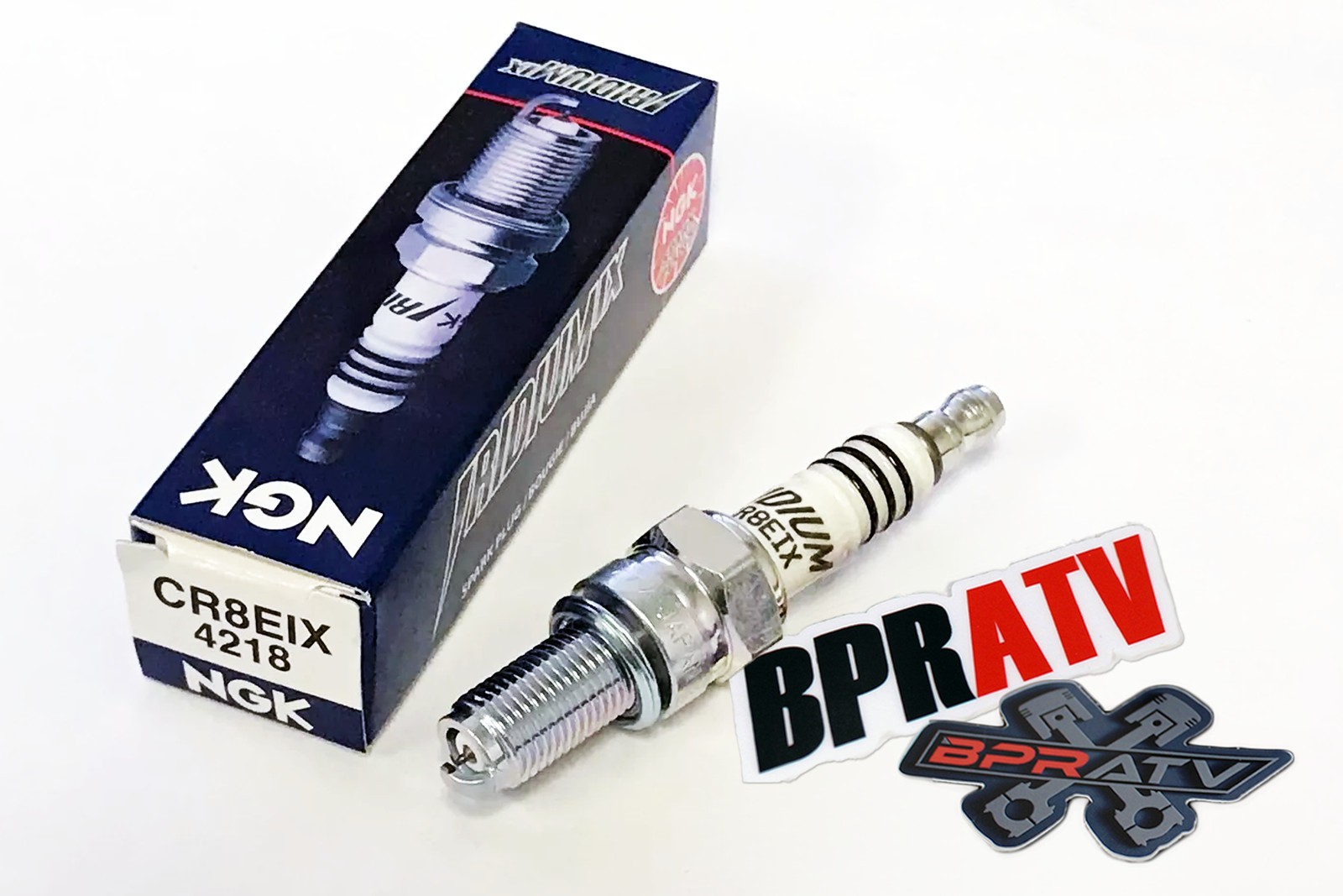 2 NGK Laser Iridium Spark Plug CR8EIX Yamaha YZ250F YZ450F WR250F YZ426F WR Pair