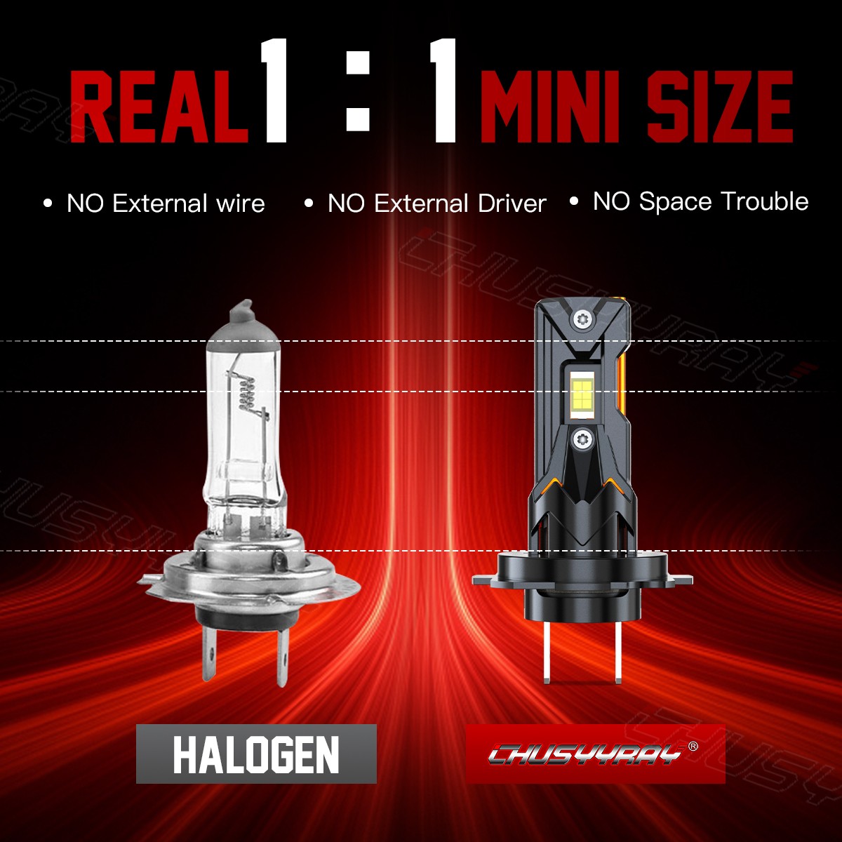 For Suzuki Vstrom DL1000 DL650 4pcs H7+H11 Combo LED Headlight Bulbs 6000K White