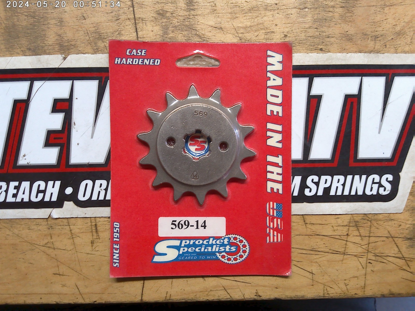 NOS SPROCKET SPECIALISTS 14T FRONT SPROCKET 569-14