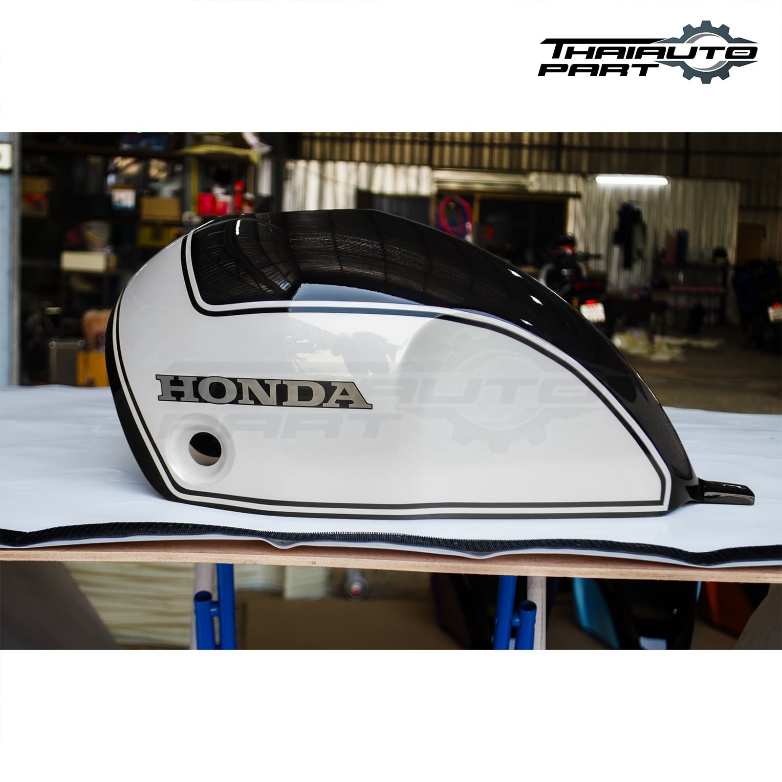 Cover Fuel Oil Tank White ABS For Honda SCL CL300 CL500 2023-2025