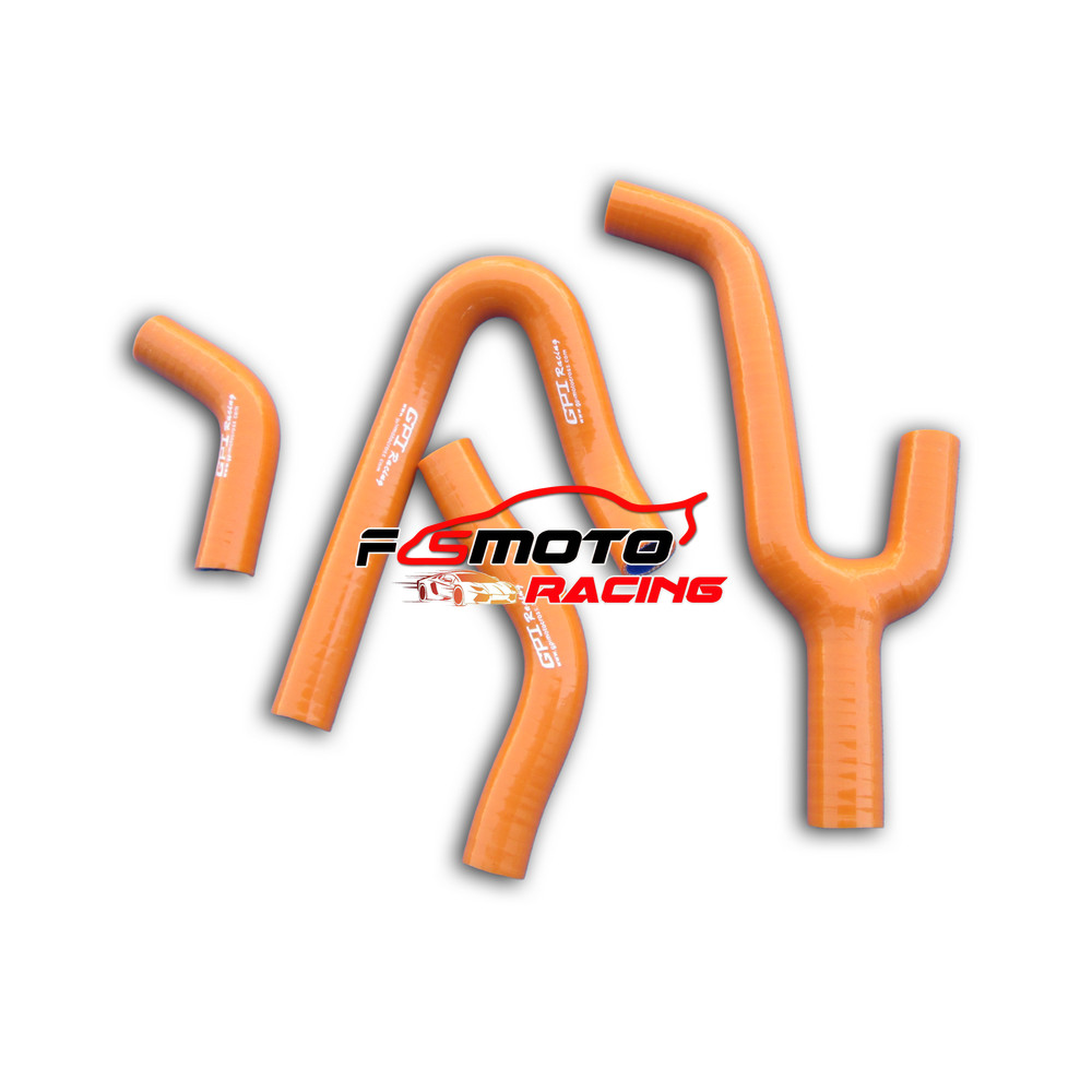 YELLOW For KTM 250/300/380 MXC/EXC/SX 1998-2003 99 00 01 Silicone Radiator Hose