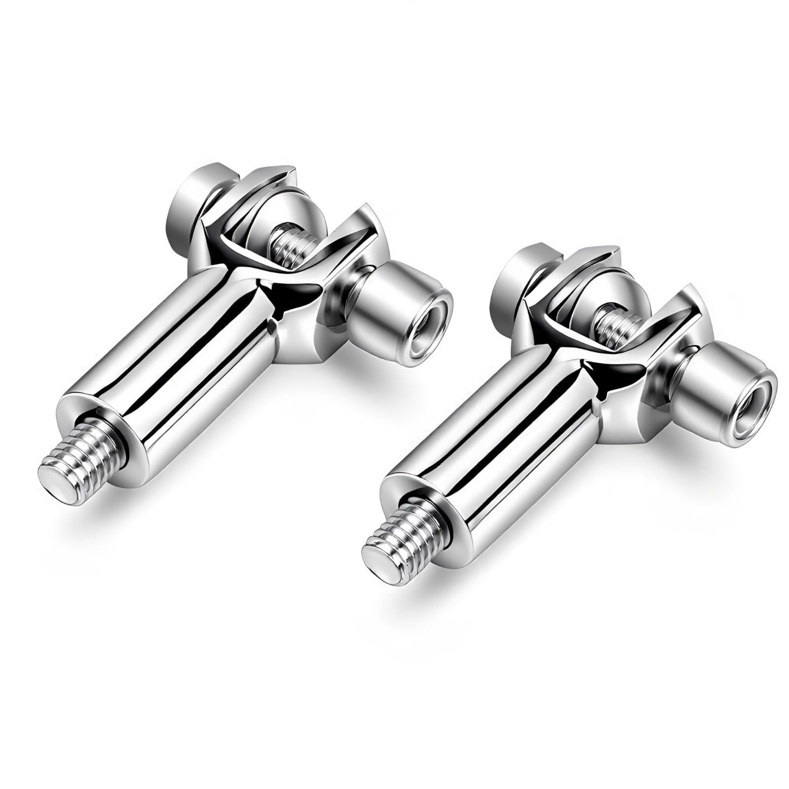 Chrome Passenger Foot Peg Support Mount Kit for Harley Softail 2000-2006 – Rear