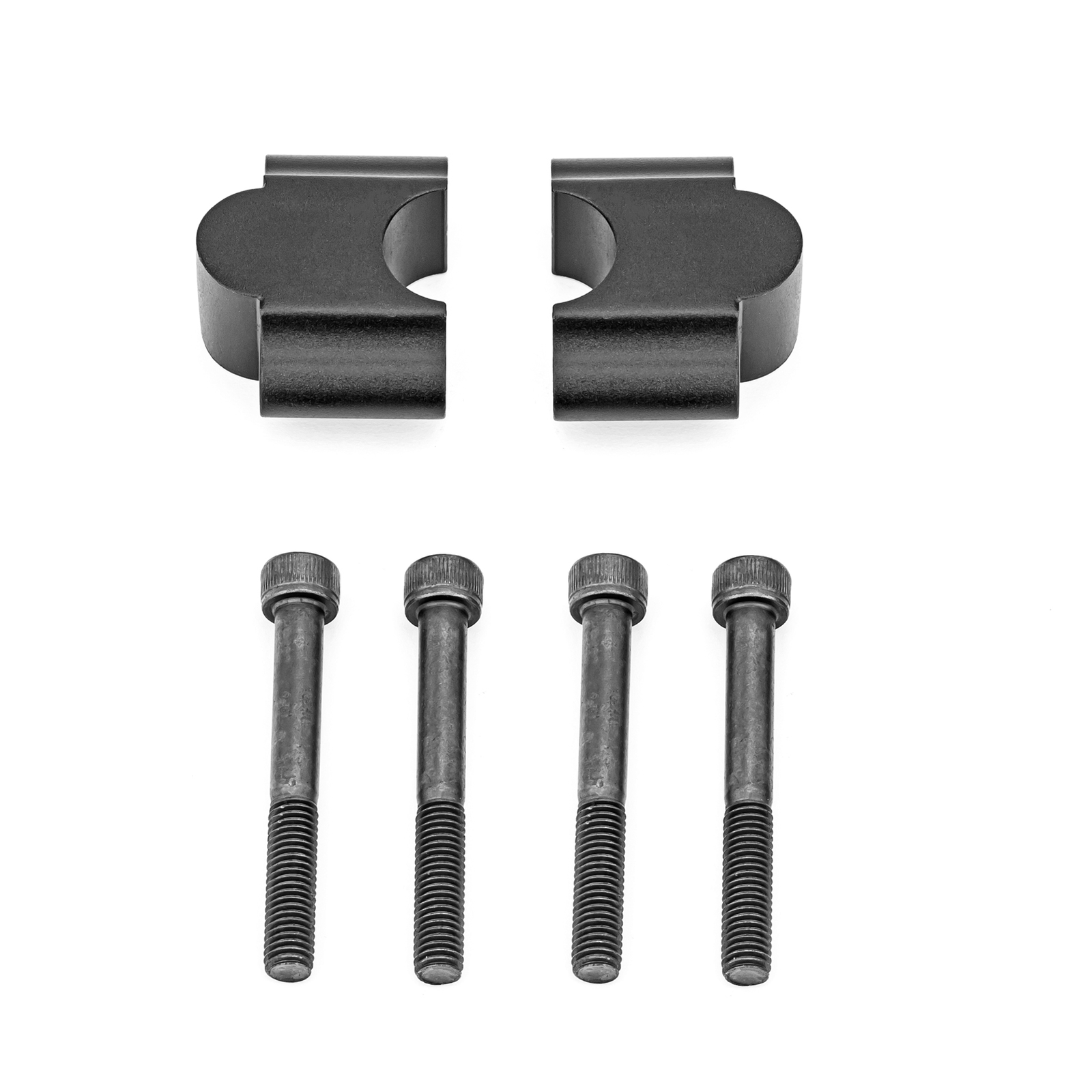 Black Handlebar Clamp Risers 7/8″ Bars 30mm Height For YAMAHA TW200 1987-2024