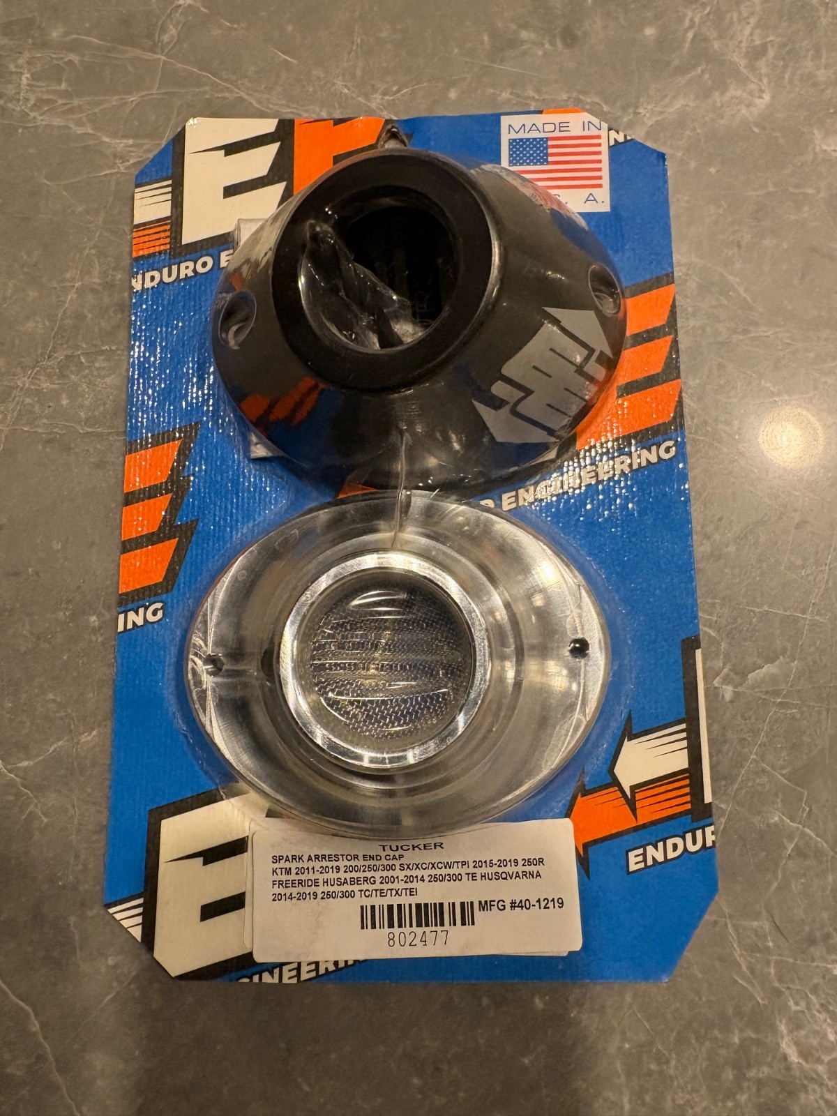 Enduro Engineering 40-1219 Spark Arrestor End Cap New in Package KTM Husqvarna