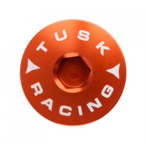 Tusk Billet Aluminum Engine Plug Kit Orange 143-511-0014