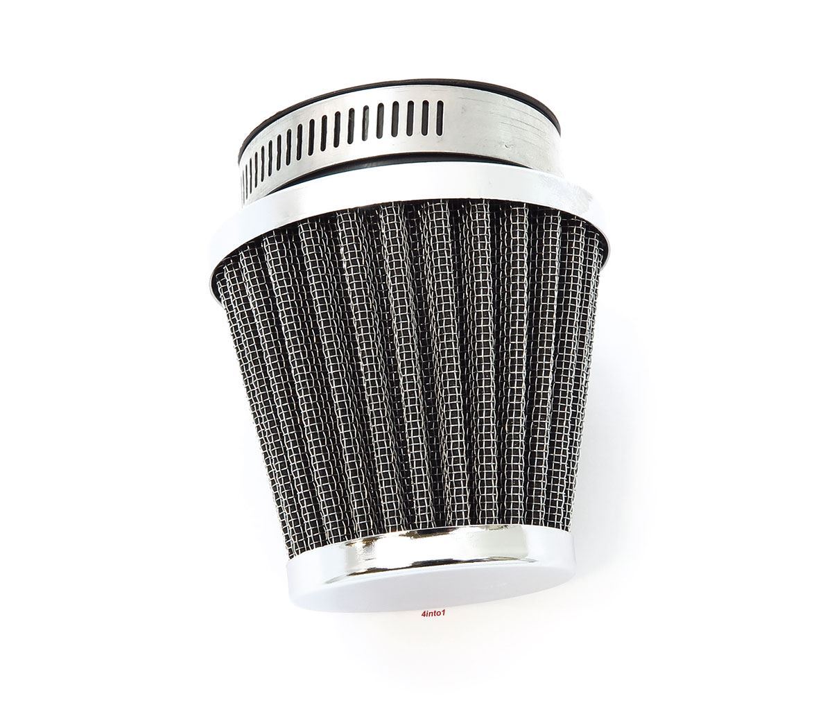 Chrome Performance Air Pod Filter – 52mm – Honda Kawasaki Suzuki Yamaha