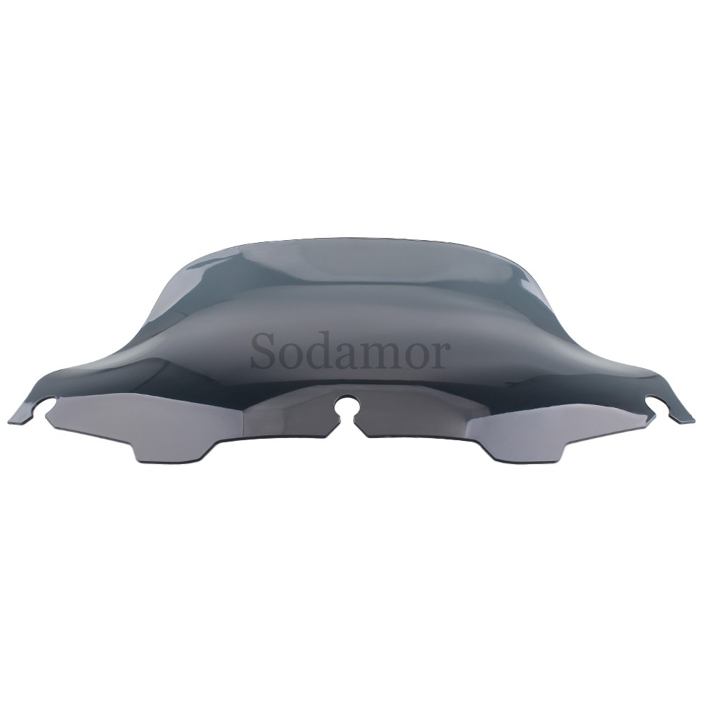 For Harley Touring Electra Glide 1996-2013 8″ Smoke Wave Windshield Windscreen
