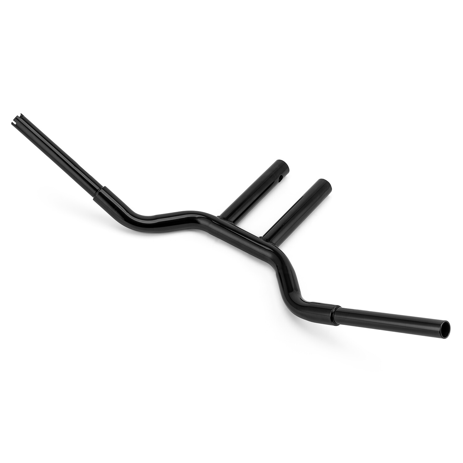 10″ 12″ 14” 16″ Gloss Black Pre-Drilled Handlebar T-Bar For Harley Dyna Softail